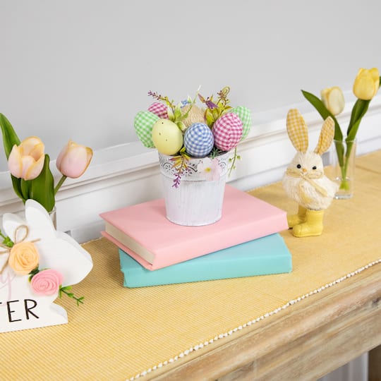 7" Easter Egg Spring Potted Floral Arrangement